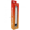 Vibrátor Super Slick stříbrný Super Slick Vibrator Silver