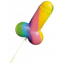 Lízátko ve tvaru penisu Rainbow Cock Pops