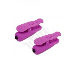 Ff Wireless Vibr Nipple Clamps Purp