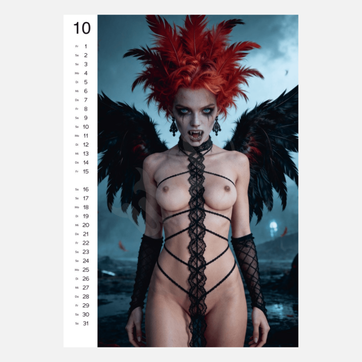 Kalendář Pin-up Calendar Wild Fantasy 2027