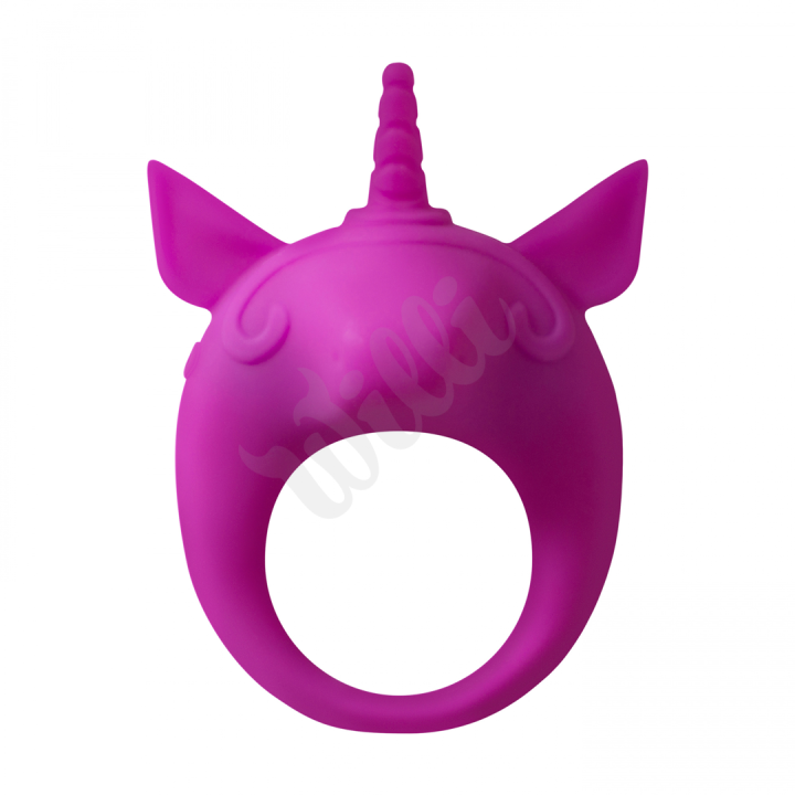 Vibrační kroužek Lola Games MiMi Animals Unicorn Alfie fialový