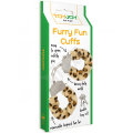 Pouta Toy Joy modrá Furry Fun Cuffs Blue Plush