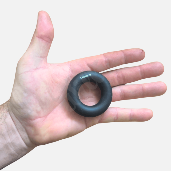 Erekční kroužek Solid Silicone Cockring - M - Black