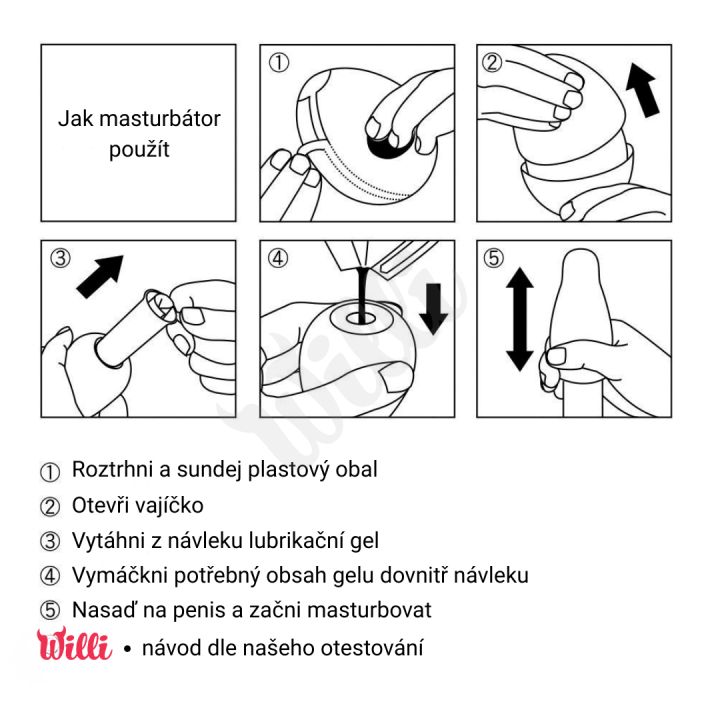 Masturbační vajíčko Tenga Egg Snow Crystal