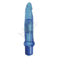 Modrý gelový anální vibrátor - Jelly Anal Blue