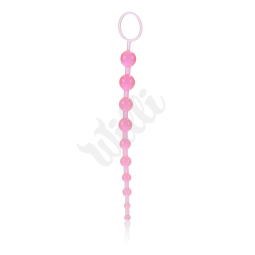 Růžové anální kuličky - X-10 beads