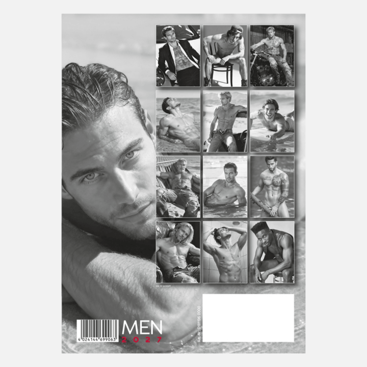 Kalendář Pin-up Calendar Men 2027
