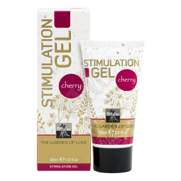 Shiatsu intim stimulation gel pro ženy a muže s vůní třešně