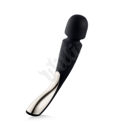 LELO Smart Wand Medium Black Masážní vibrátor