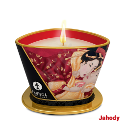 Shunga - Massage Candle Strawberry