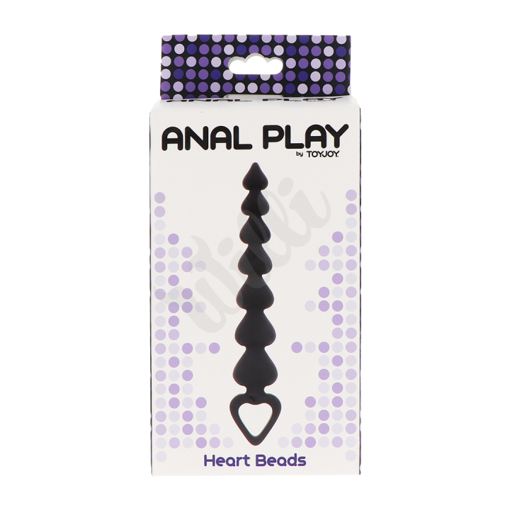 Anální kuličky ToyJoy Heart Beads