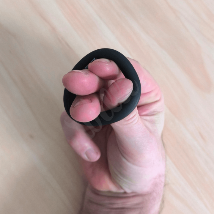 Erekční kroužek Solid Silicone Cockring - XS - Black