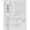 Kostým zajíčka Obsessive - Bunny Suit Costume S/M