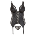 Korzet s podvazky a tanga Cottelii CURVES 4XL