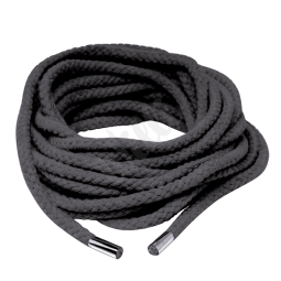 Bondážní lano Japanese Silk Rope Black 10,5 m