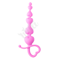 Anální kolík Anal Beads Heart Handle