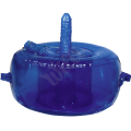 Modrá vibrační židlička s penisem uprostřed- Sit & Love Vibrating Chair