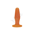 Oranžový anální kolík - Jelly fun plug