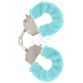 Pouta Toy Joy modrá Furry Fun Cuffs Blue Plush