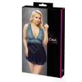 Noční košilka Cottelli CURVES Babydoll petrol 3XL