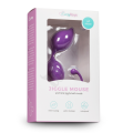 Venušiny kuličky Curved Kegel Balls - Purple