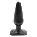 Černý anální kolík Butt Plug Smooth M