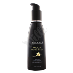Lubrikant WICKED Aqua - Vanilla Bean - 4oz