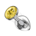Anální kolík Lola Games Diamond Sparkle Small žlutý