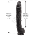 Obří dildo Dick Rambone Cock Black