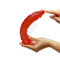 Červený masivní masturbátor z gelového materiálu - Coulourado Massive