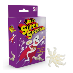 Bonbóny ve tvaru spermie Jelly Super Sperms