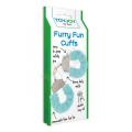 Pouta Toy Joy modrá Furry Fun Cuffs Blue Plush